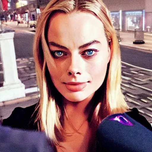 Prompt: Margot Robbie as an anime character, hyperdetailed
