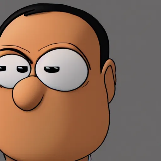 Prompt: closeup dslr photo of quagmire from family guy, realistic,