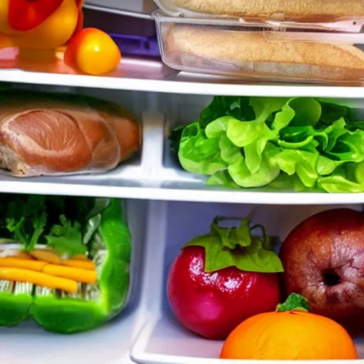 Image similar to delicious food, ready to eat, in my fridge