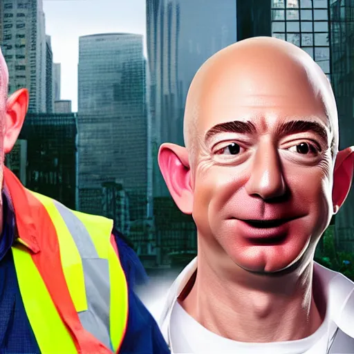 8k hyper realistic HDR portrait photo of garbage man Stable Diffusion