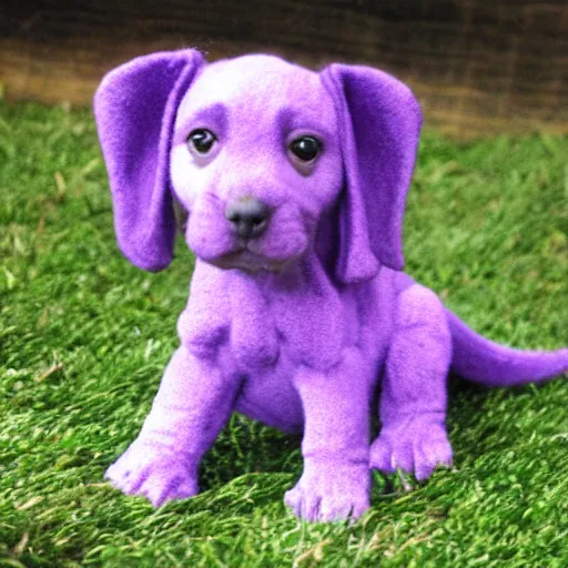 Image similar to purple puppy dragon