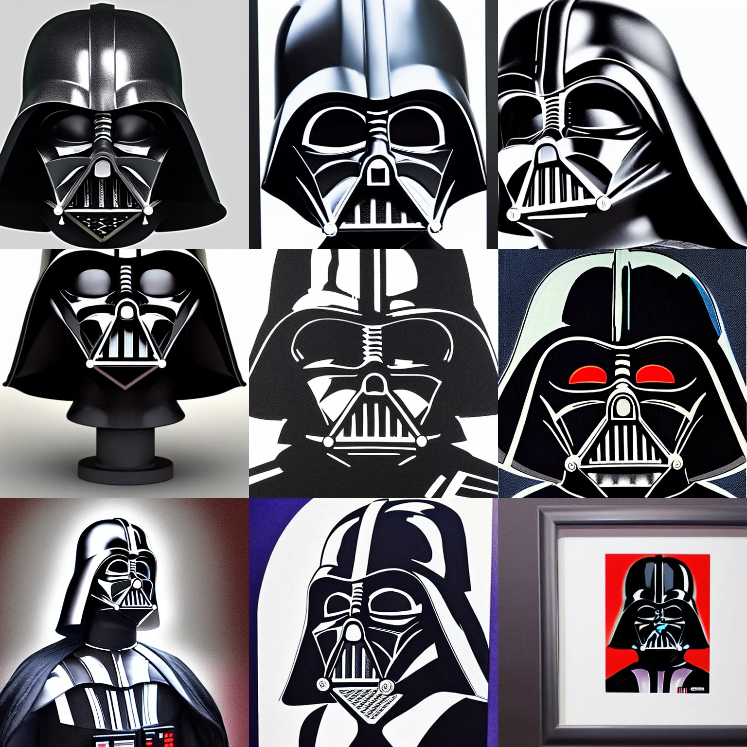 Prompt: Darth Vader without helmet, high detail of the face, high detail, high modernization, high stylization