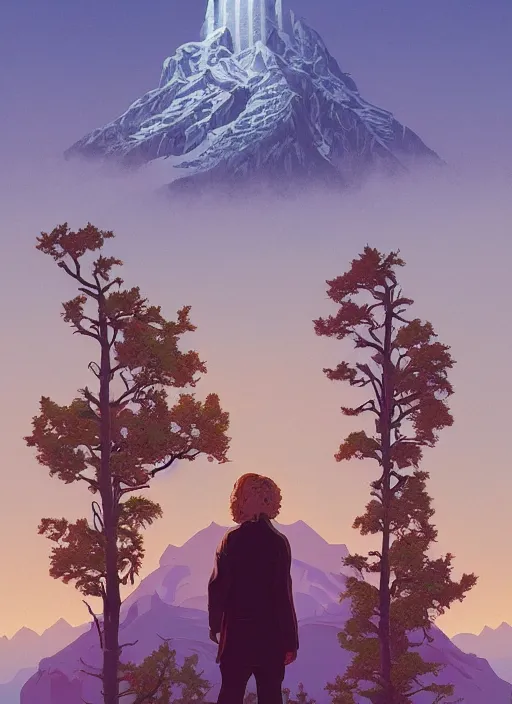 Prompt: Twin Peaks poster artwork by Michael Whelan and Tomer Hanuka, Rendering of Midsommar, full of details, by Makoto Shinkai and thomas kinkade, Matte painting, trending on artstation and unreal engine