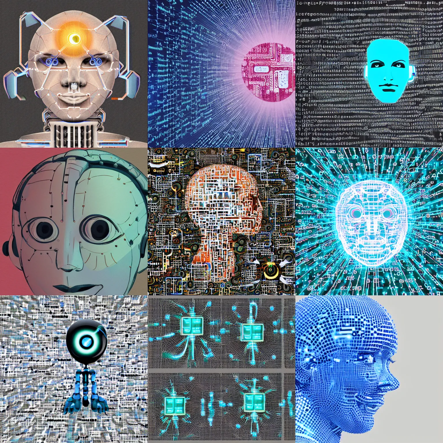 Prompt: < art created - by - ai > in defense of open source artificial intelligence < / art >
