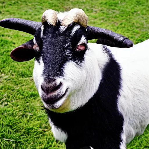 Image similar to andy milonakis as a goat, 4 k, photorealistc, high details