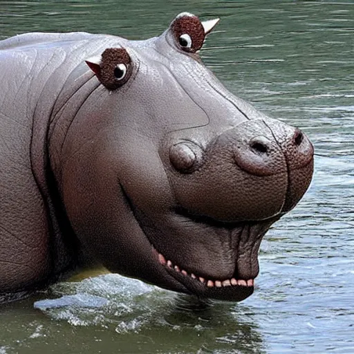 Image similar to a hippo made from a hippocampus