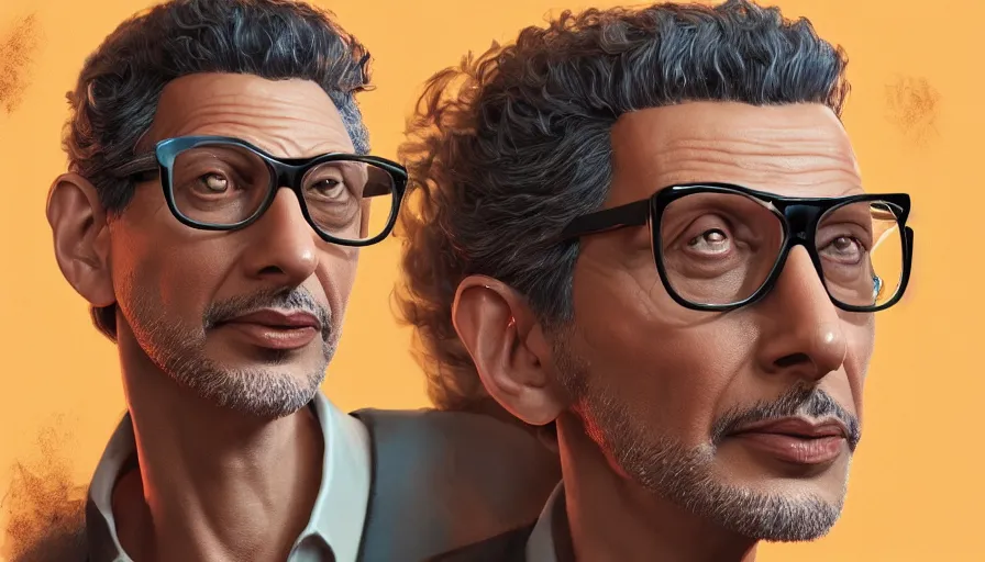 Prompt: Jeff Goldblum, hyperdetailed, artstation, cgsociety, 8k