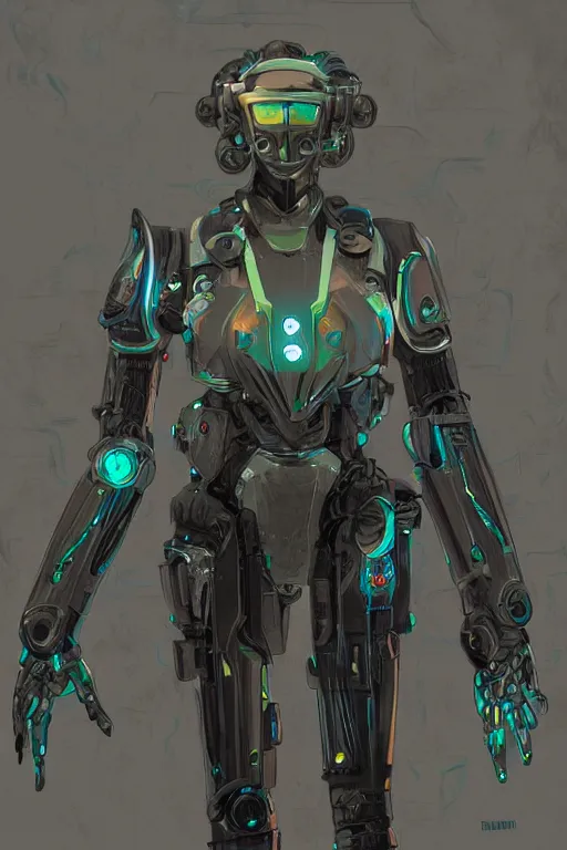 Prompt: solarpunk exoskeleton fantasy art mask robot ninja stylized digital illustration sharp focus, elegant intricate digital painting artstation concept art global illumination ray tracing advanced technology chaykin howard and campionpascale and cooke darwyn and davis jack