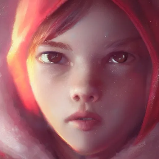 Prompt: a cute tiny girl with short red hair wearing a hoodie, digital art, very beautiful face, pretty face, very detailed eyes, full body illustration, 8 k resolution, soft painting, by greg rutkowski, wlop, rossdraws,