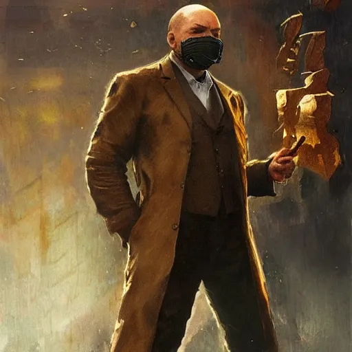 Image similar to lenin in mortal kombat mk 1 1 video game splash screen concept art very very detailed by hans dragan bibin thoma greg rutkowski ismail inceoglu