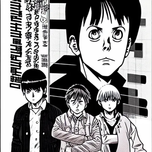 Prompt: back to the future manga by junji ito