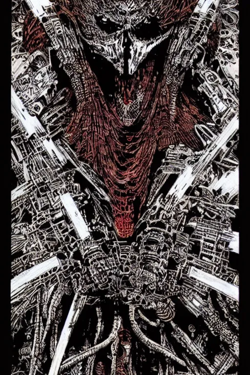 Image similar to hell by Philippe Druillet