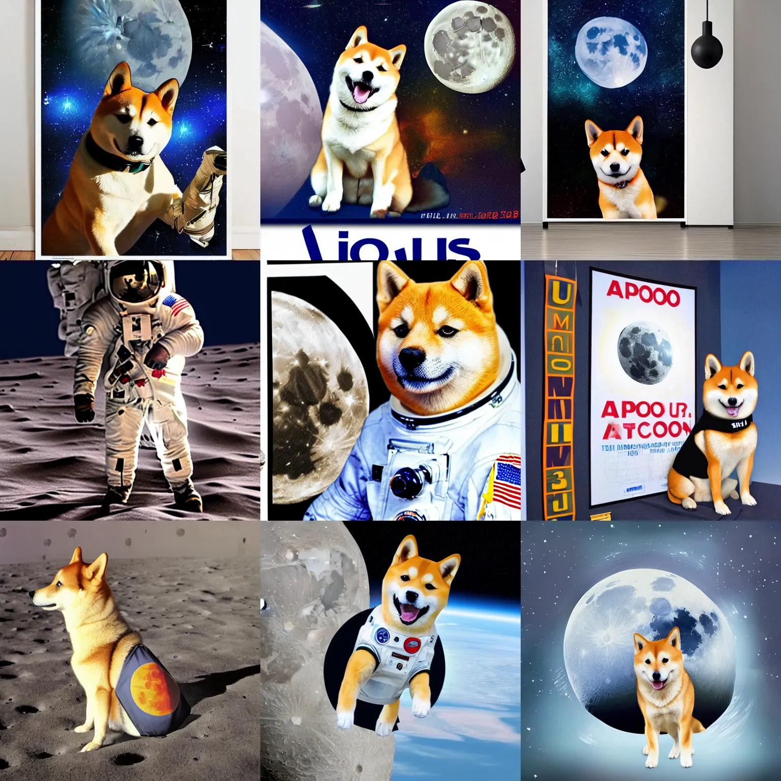 Shiba Inu In A Space Suit Posing For The Picture In Stable Diffusion Openart