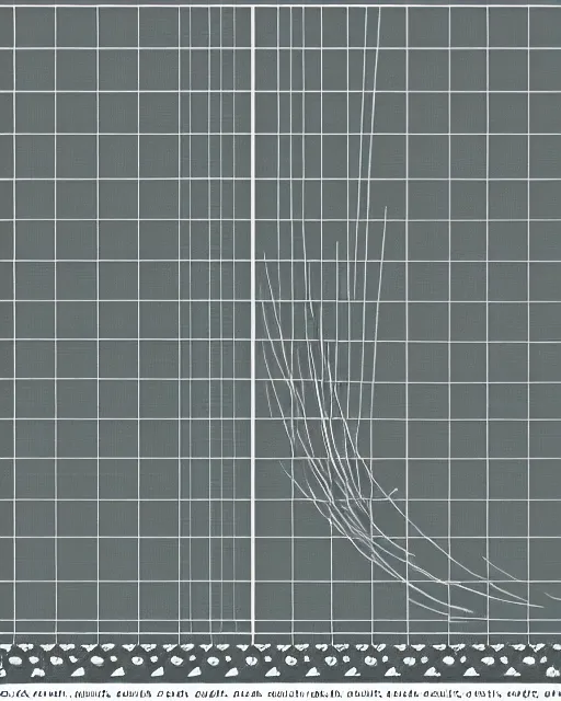 Image similar to stacked plot of radio emissions from a pulsar, data visualization