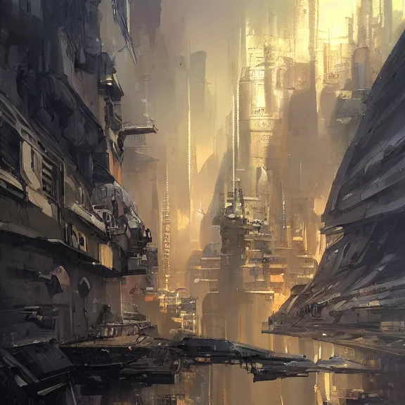 Prompt: a painting in the style of stephan martiniere and in the style of jean - claude mezieres