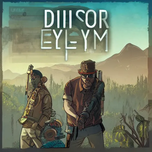 Image similar to disco elysium cover