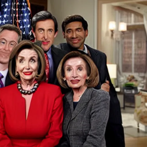 Prompt: sitcom about nancy pelosi