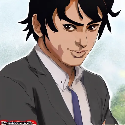 Prompt: Imran Khan as an anime waifu