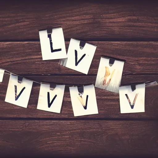 Prompt: instant photograph of love letters on a dark wood table, polaroid, raw, light leak, nostalgic, beautiful