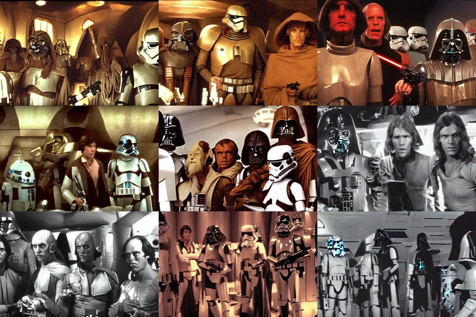 Still Of Star Wars 1977 Cantina Aliens Looking At Stable Diffusion 