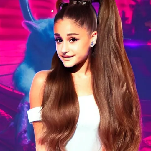 Prompt: ariana grande in 4d dimension 4k