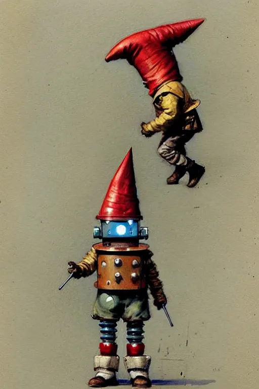 Image similar to adventurer ( ( ( ( ( 1 9 5 0 s retro future robot android knome clown. muted colors. ) ) ) ) ) by jean baptiste monge!!!!!!!!!!!!!!!!!!!!!!!!! chrome red