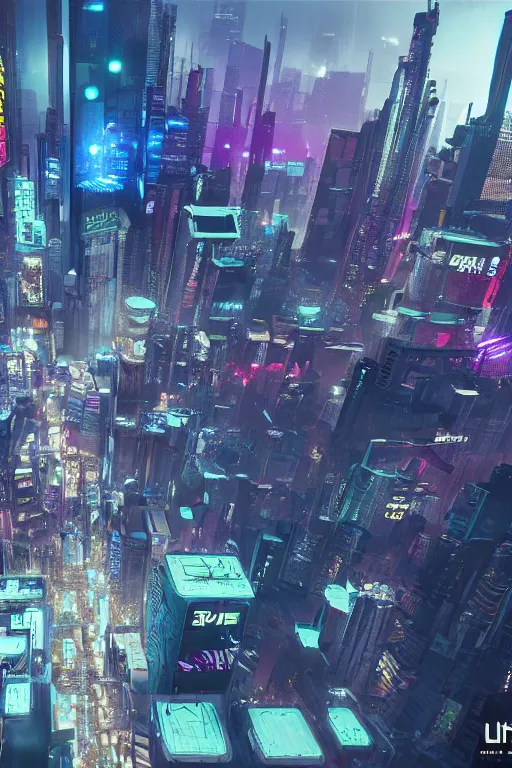 Image similar to cyberpunk city lviv, a lot of future technologies, flying cars, unreal engine, octane render, epic scale, cinema view, 8 k