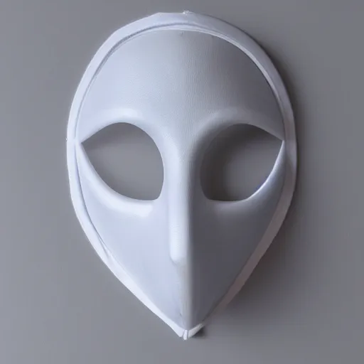 Prompt: featureless mask