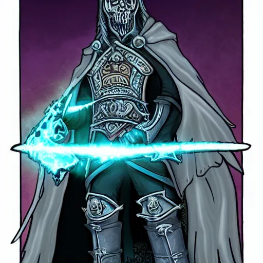 Image similar to the lich king as a chad