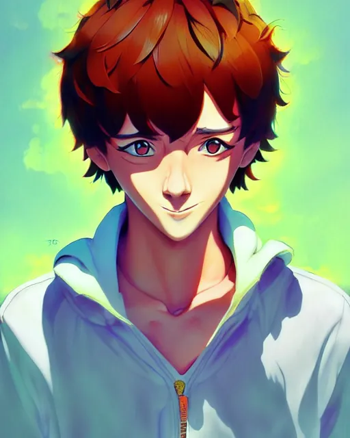 Image similar to shaggy from scooby doo, portrait shinkai makoto studio ghibli studio key hideaki anno sakimichan stanley artgerm lau rossdraws james jean marc simonetti elegant highly detailed digital painting artstation pixiv