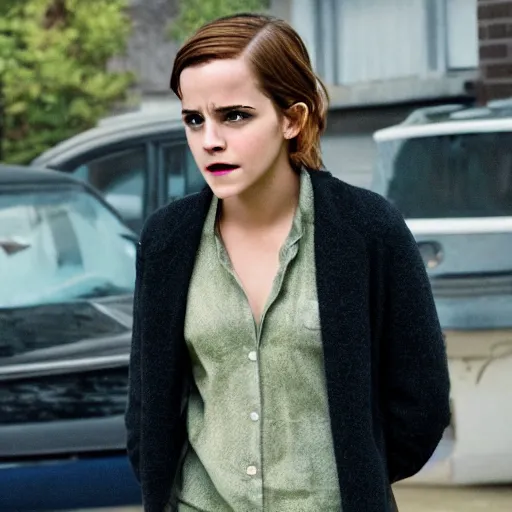 Image similar to Still of Emma Watson in WandaVision