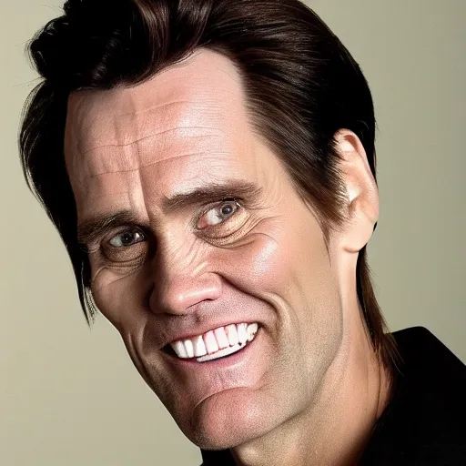 Image similar to jim carrey from an alternate universe, detailed face