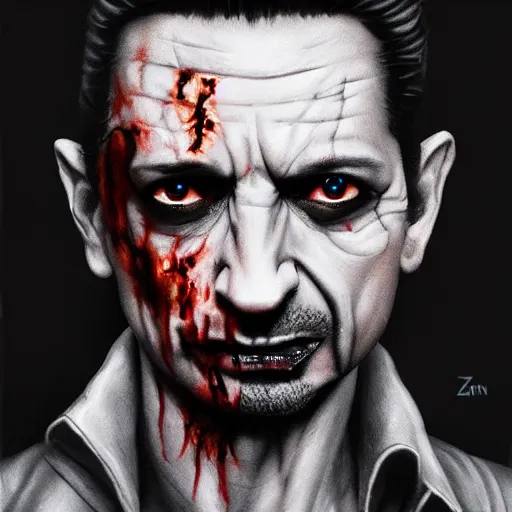 Prompt: dave gahan as a zombie, zombie with white eyes, 7 days to die zombie, fine art, award winning, intricate, elegant, sharp focus, cinematic lighting, highly detailed, digital painting, 8 k concept art, art by z. w. gu and alex konstad and brom and michael hussar, masterpiece, 8 k