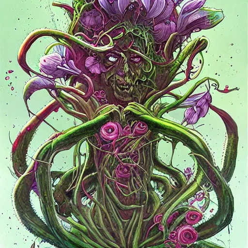 Image similar to apple being corroded by flowers jean sebastien rossbach jeff easley jen bartel