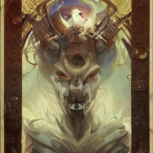 Prompt: Epic viking king, divine, symmetrical, , portrait, digital painting, Peter Mohrbacher, Alphonse Mucha, Brian Froud, Yoshitaka Amano, Kim Keever, Victo Ngai, James Jean