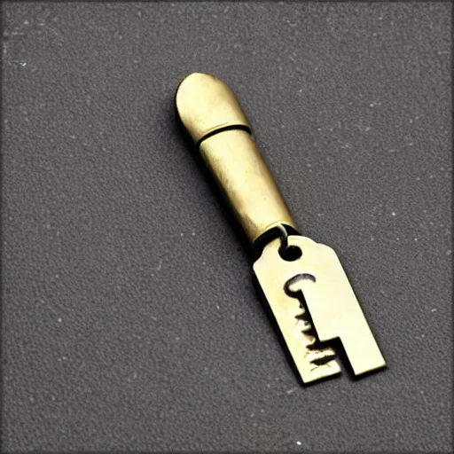 Image similar to metal key for the doors, rpg game inventory item