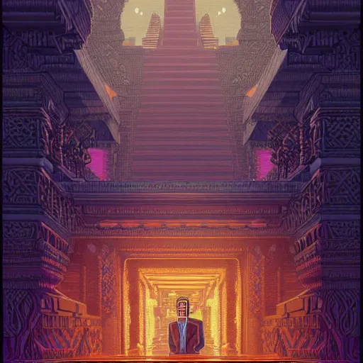 Image similar to the prime minister of malaysia, beautiful detailed pixelart by albertov, intricate details, beautiful, dithered gradients, volumetric lighting, cgsociety, artstation, smooth, sharp focus, 2 d illustration, by greg rutkowski, amazing art by dan mumford