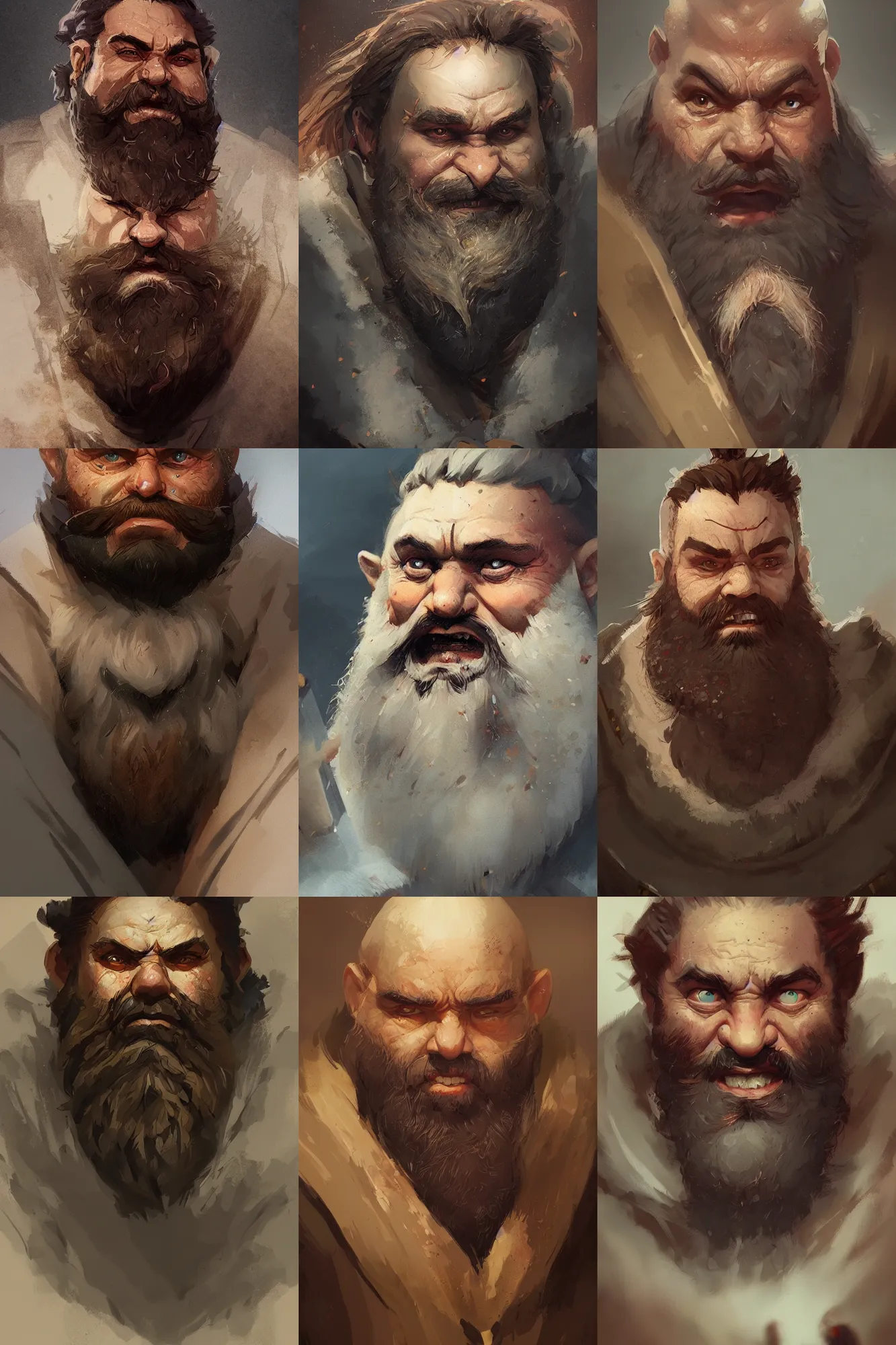 Prompt: color portrait of a bearded dwarf, Greg rutkowski, Trending artstation, cinematográfica, digital Art