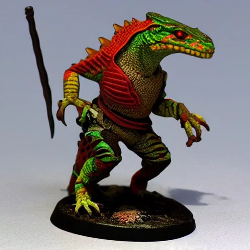 Image similar to lizardfolk warrior