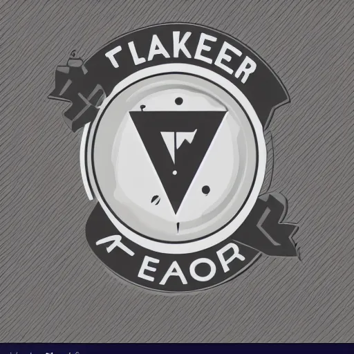 Image similar to lathe, maker, vector logo, flat, logo