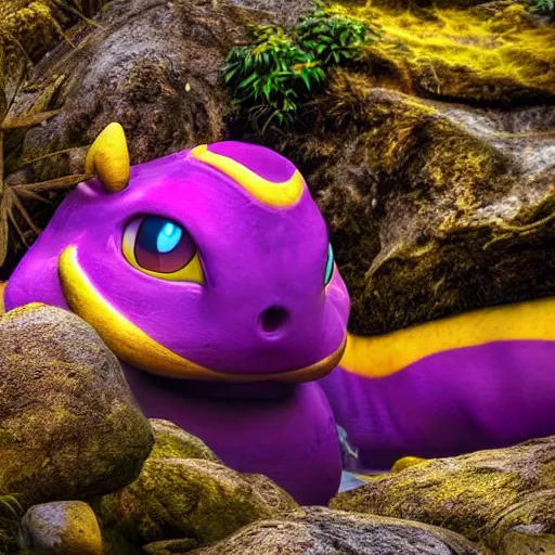 Image similar to national geographic photo of muk, pokemon in the wild, intricate, portrait, 8 k highly professionally detailed, hdr, award winning