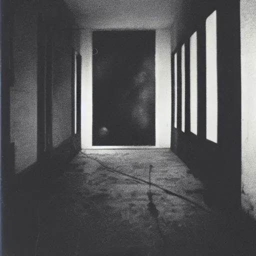 Image similar to 35mm photograph of basement, liminal space, strange vibes, Fever Ray video by Stephen Gammell