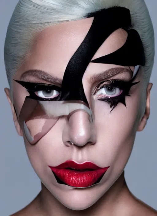 Image similar to lady gaga by nick knight, born this way, born this way album, red weapon 8 k s 3 5, cooke anamorphic / i lenses, highly detailed, cinematic lighting