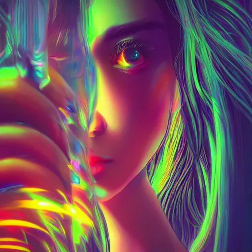 Image similar to psychedelic liquids, colorful, cinematic, by wlop, by ilyu kuvshinov, super detailed, unreal engine 5