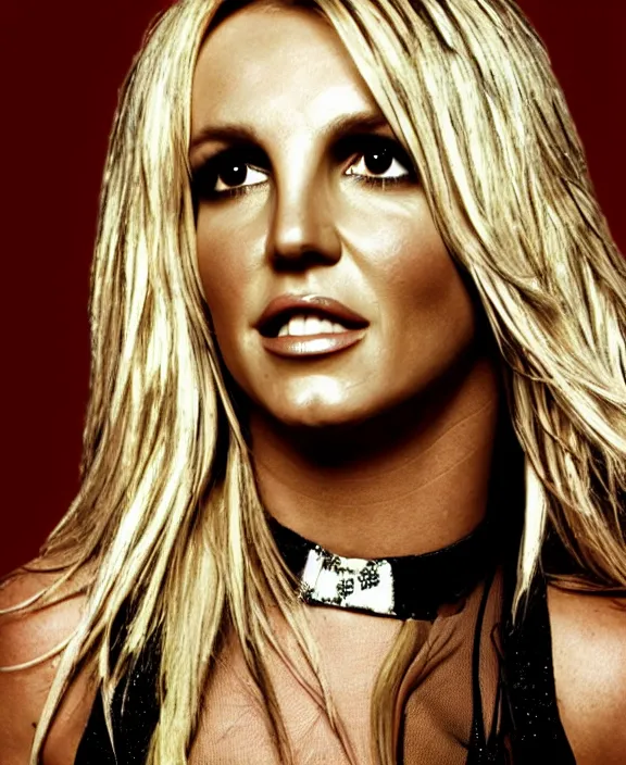 Image similar to britney spears by thomas ruff