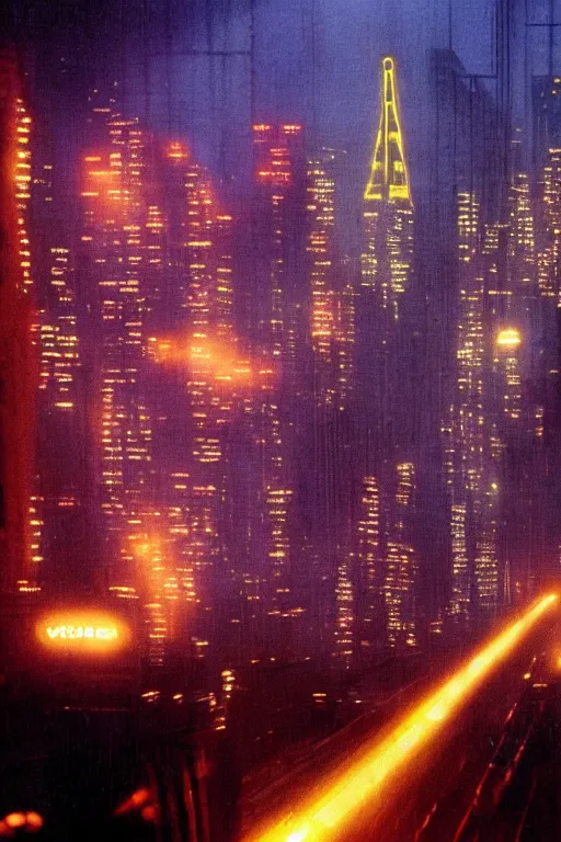 Image similar to san francisco in blade runner