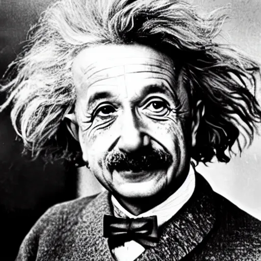 Prompt: albert einstein as a youtuber