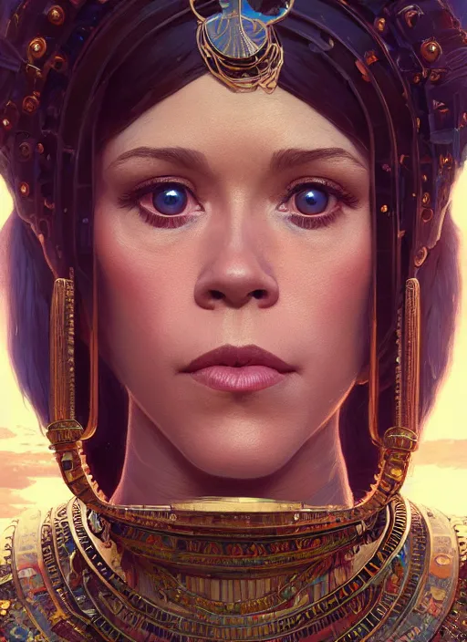 Prompt: highly detailed portrait of young jane fonda as. cleopatra, unreal engine, fantasy art by greg rutkowski, loish, rhads, ferdinand knab, makoto shinkai and lois van baarle, ilya kuvshinov, rossdraws, tom bagshaw, alphonse mucha, global illumination, radiant light, detailed and intricate environment