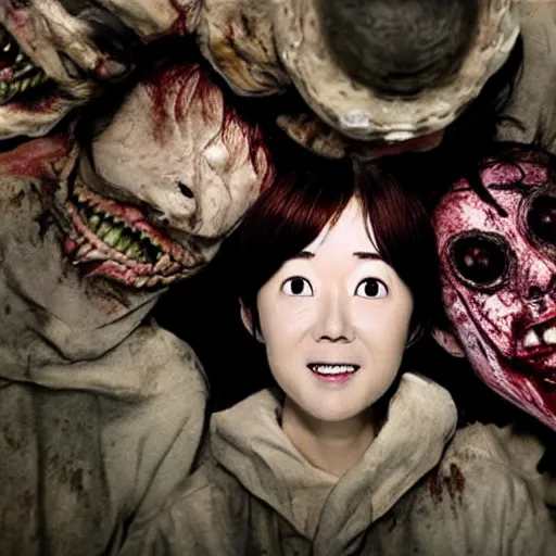 Image similar to live action horror film directed by junji ito. production photograph.