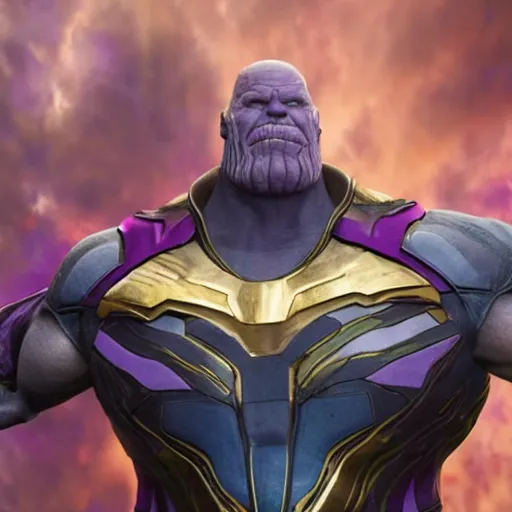 Image similar to thanos, purple skin, josh brolin, clerical clothes, full body shot, realistic, highly detailed